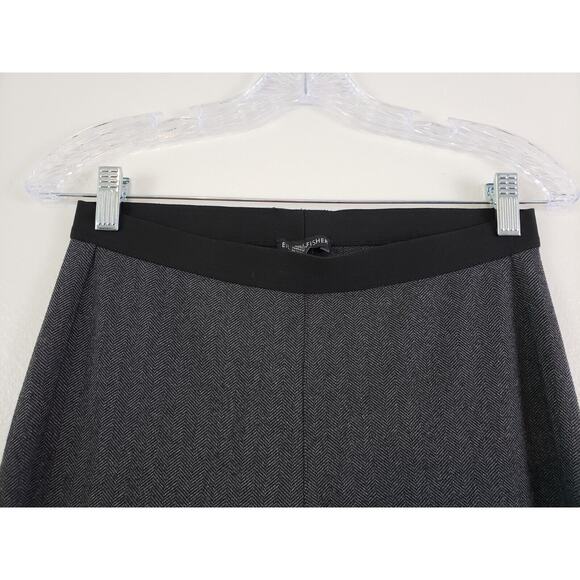 (M5) Eileen Fisher Women's Pants Size XXS Herringbone Pull on Leggings Skinny - Picture 2 of 6